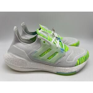 Adidas Ultraboost 22 Running Women's White Bliss Blue Volt GX5926 Size 8 NWT🛒